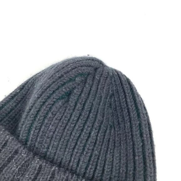 LOUIS VUITTON beanie hat knit hat knit cap LV logo Knit hat wool gray/Green main image 6